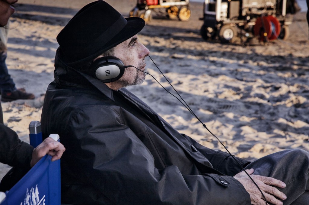 Claudio Caligari sul set di Non essere cattivo